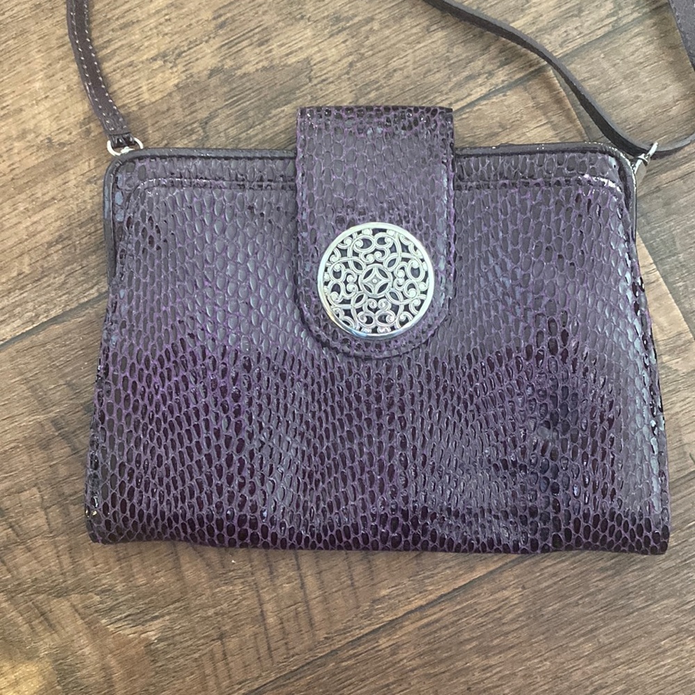 Brighton dark purple gently used purse